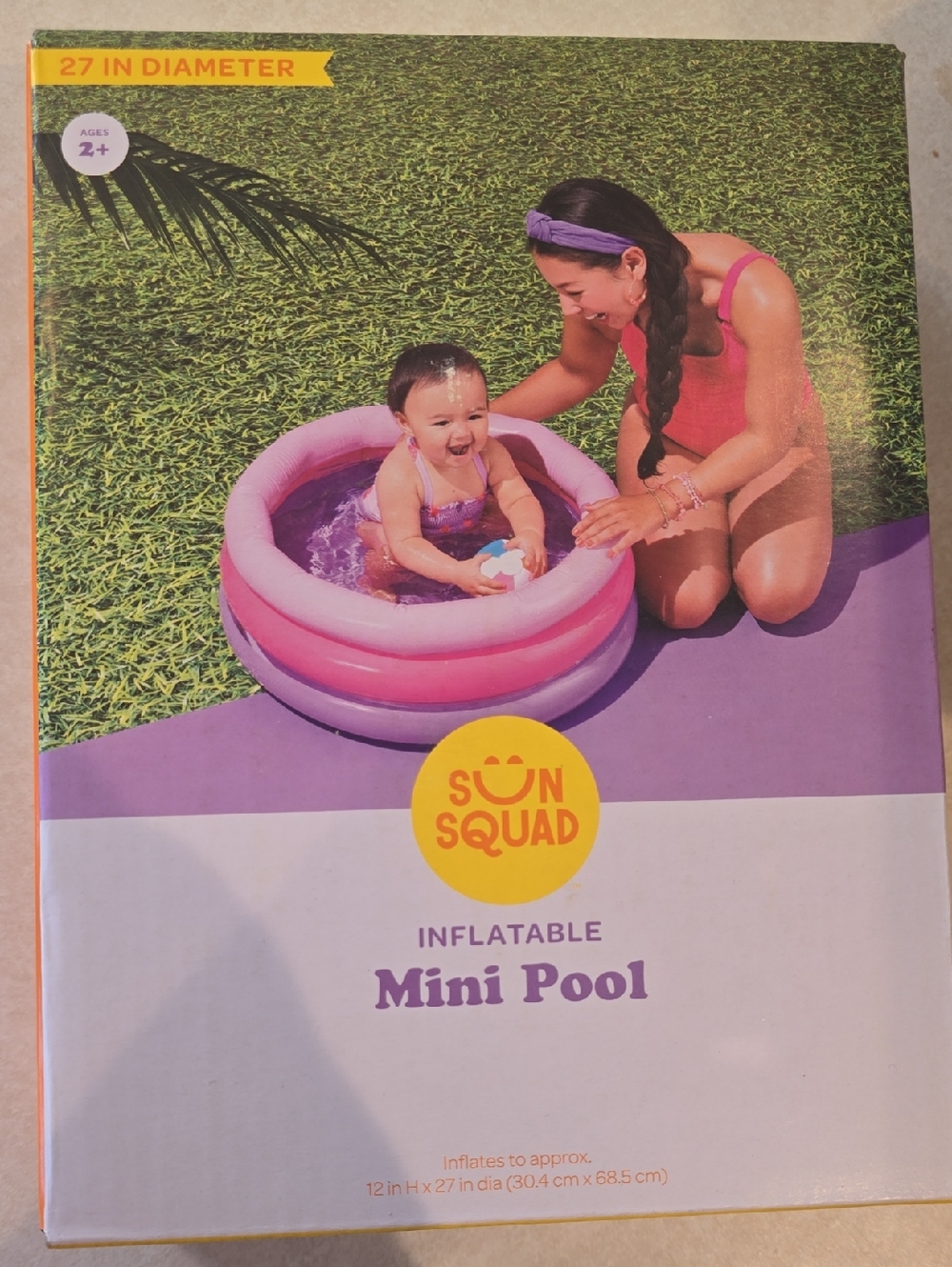Sun Squad Inflatable Mini Pool